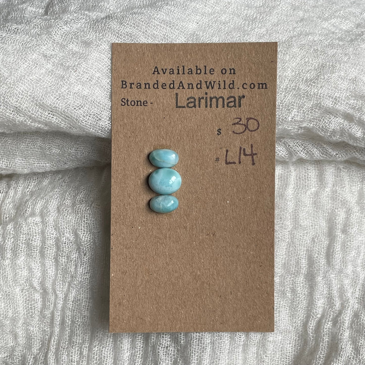 Larimar Cabochon - L14