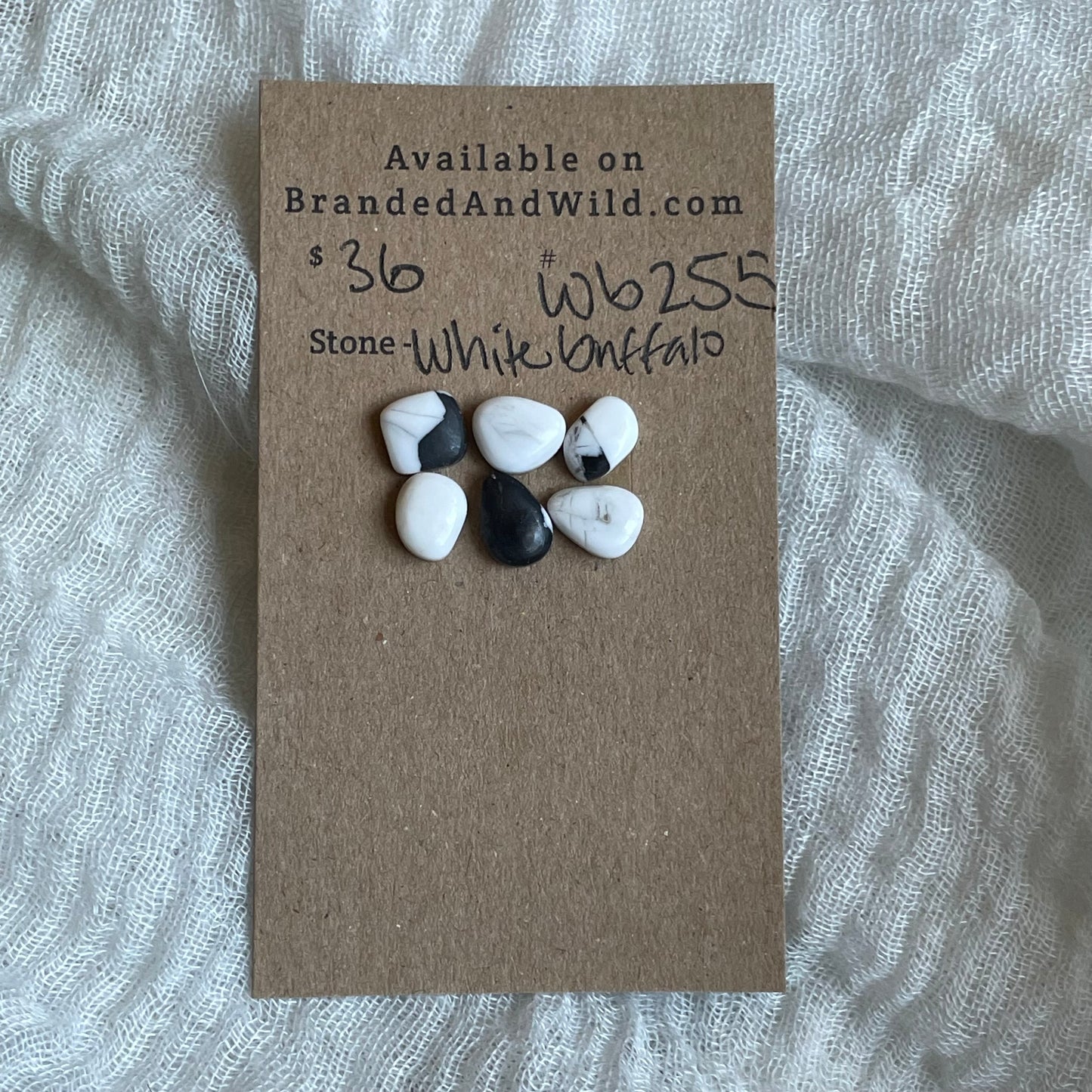 White Buffalo Cabochon - WB255