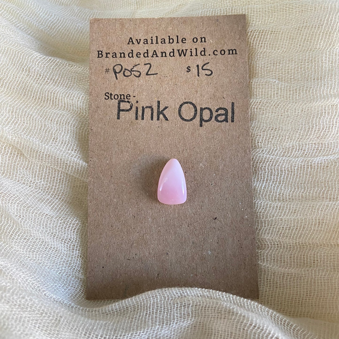 Pink Opal Cabochon - P052