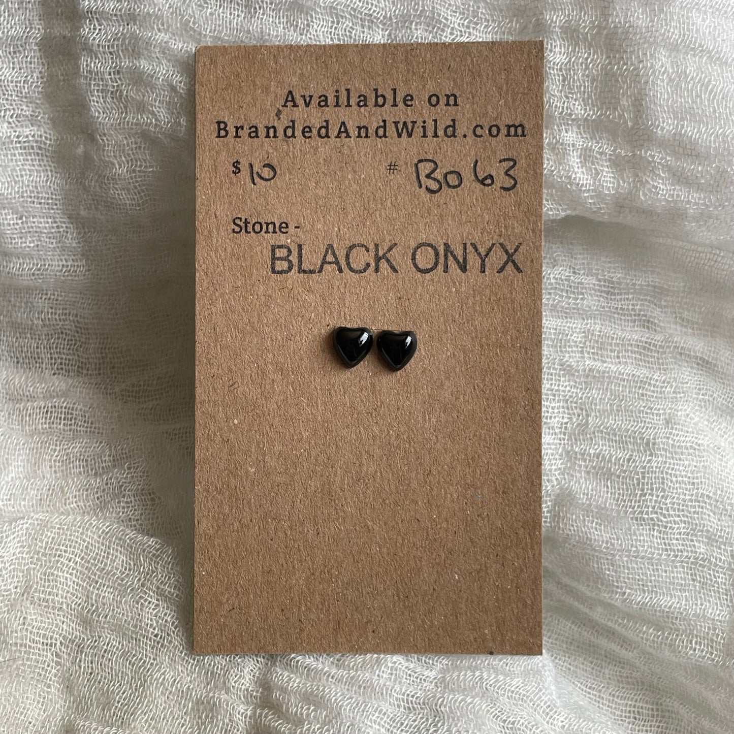 Black Onyx - Cabochon - BO63