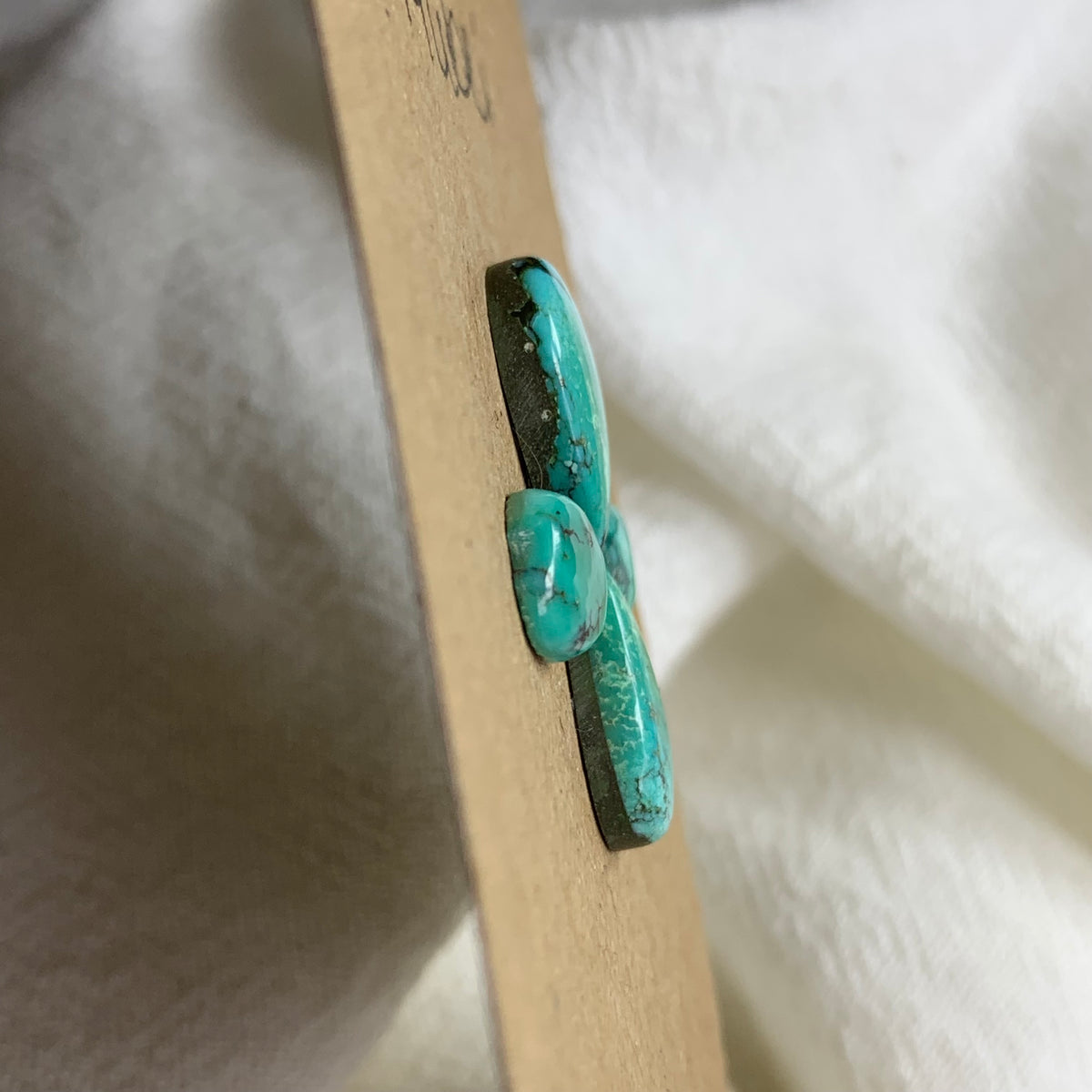 Hubei Turquoise Cabochon - H107 44E8778A-2597-4D23-972A-634D91706AB0 Brandedandwild.com