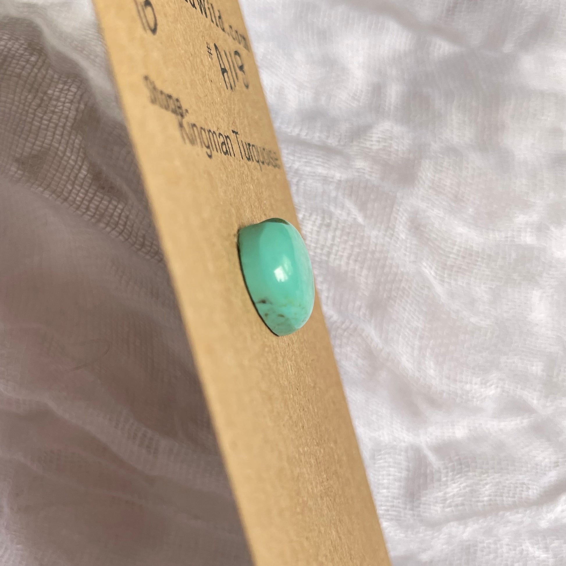 Kingman Turquoise Cabochon - KT118 44F728B3-BDCB-461C-9C96-5F574B96B03F Brandedandwild.com