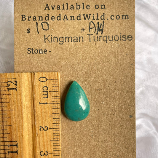 Kingman Turquoise Cabochon - KT14 45050A3D-D4C8-44DE-A2DA-DBEE3A30E1D0 Brandedandwild.com