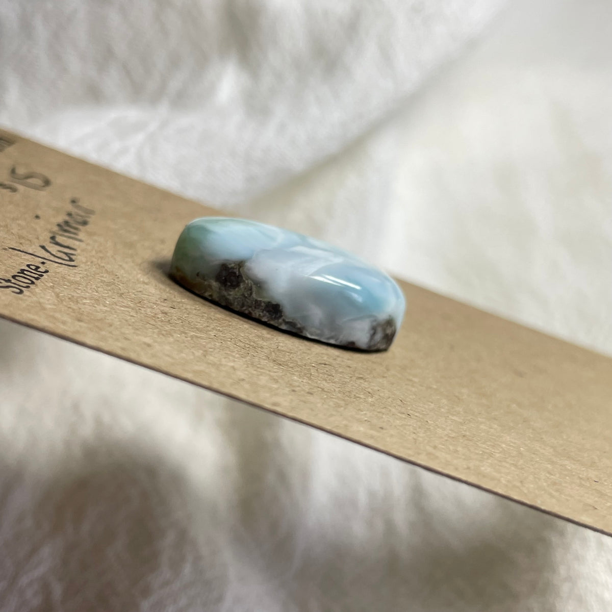 Larimar Cabochon - L54 451BC4B2-E470-4CFF-B183-6AEEB80D949E Brandedandwild.com