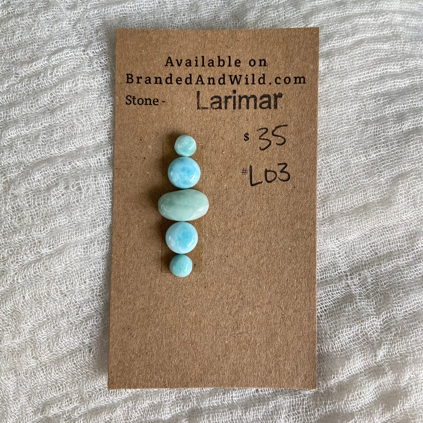 Larimar Cabochon - L03