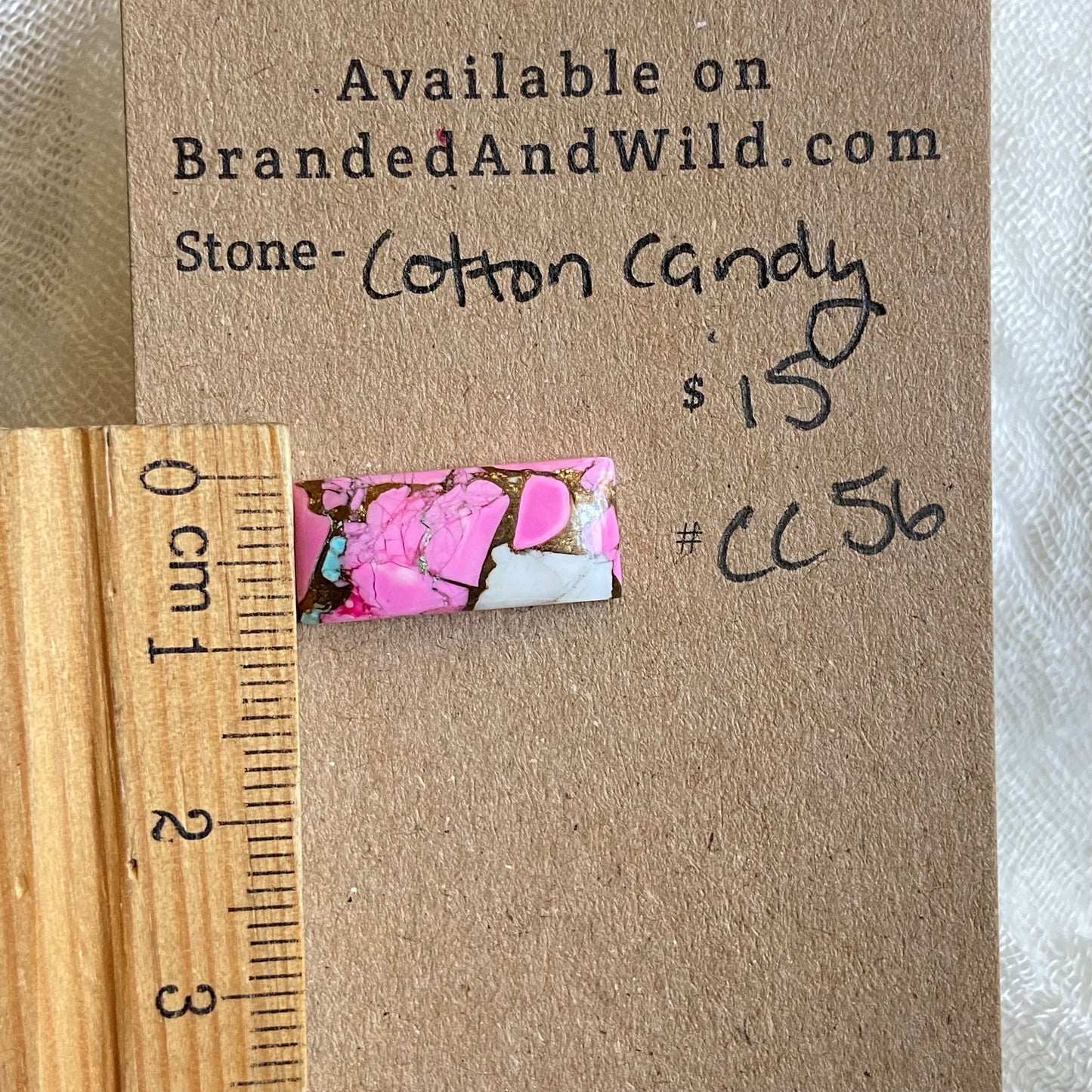 Cotton Candy Cabochon - CC56 453EADAC-CC35-4DAF-8B38-FBF5F16A654E Brandedandwild.com