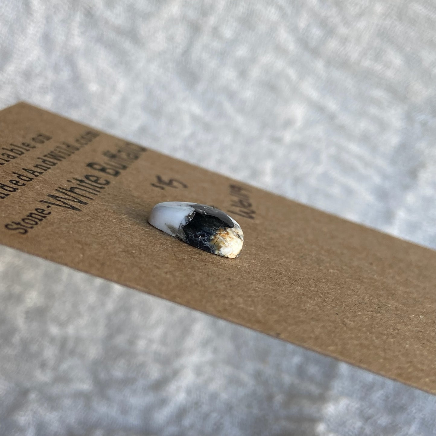 White Buffalo Cabochon - WB119