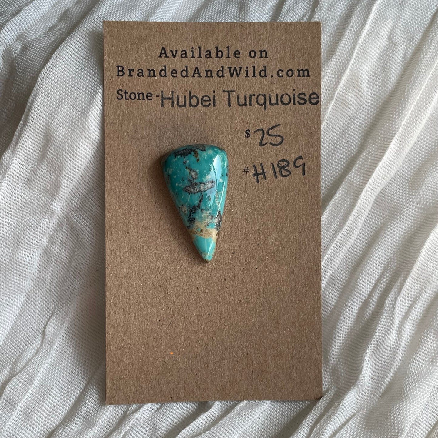 Hubei Turquoise Cabochon - H189 455D1B54-0034-4B4A-9521-D8BB5B99931B Brandedandwild.com