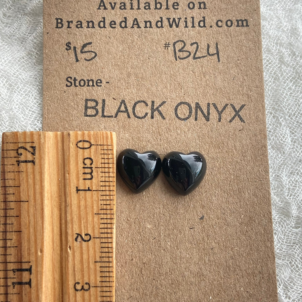 Black Onyx - Cabochon - B24