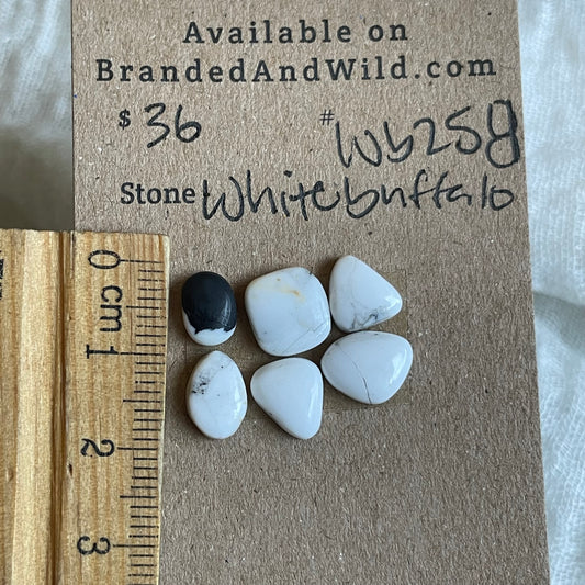 White Buffalo Cabochon - WB258