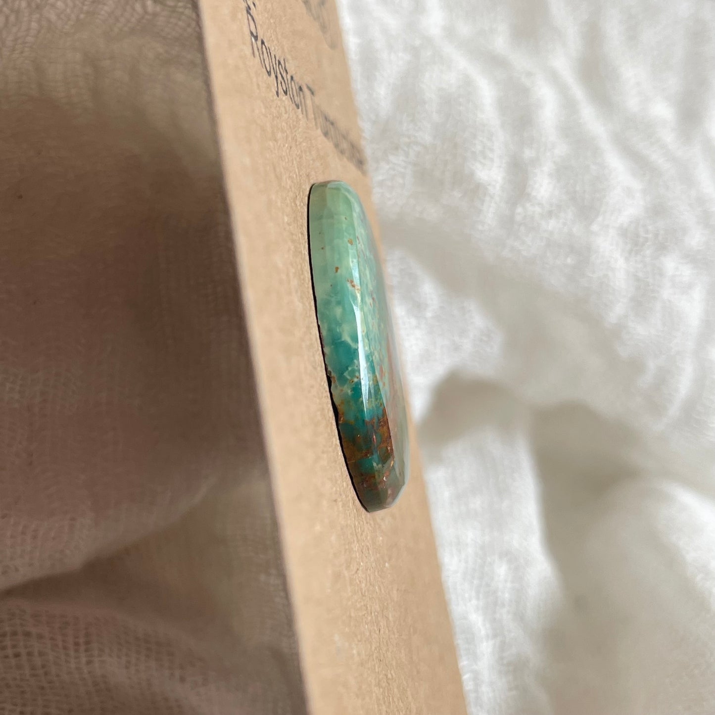 Royston Ribbon Turquoise Cabochon RR63 45747266-5ABC-413E-B1A4-C4415E10D8E0 Brandedandwild.com