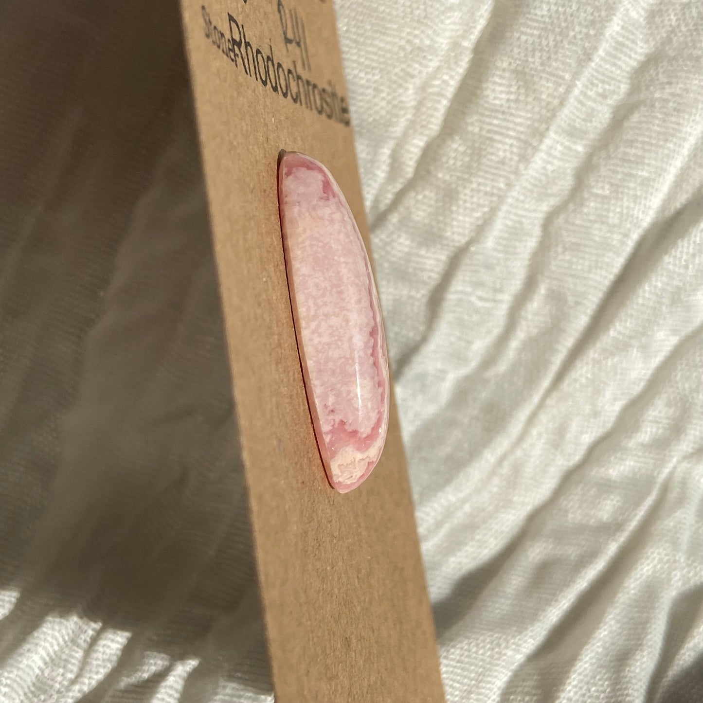 Rhodochrosite Cabochon - R41 458CFC7B-FB6C-40B9-A779-250AEE0C8D48 Brandedandwild.com