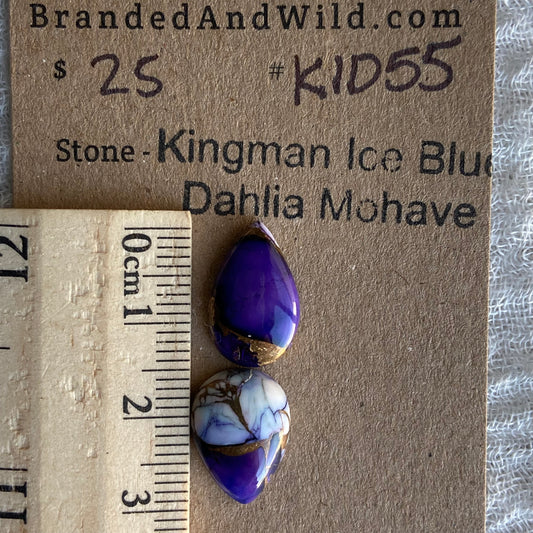 Kingman Ice Blue Dahlia Mohave - KID55