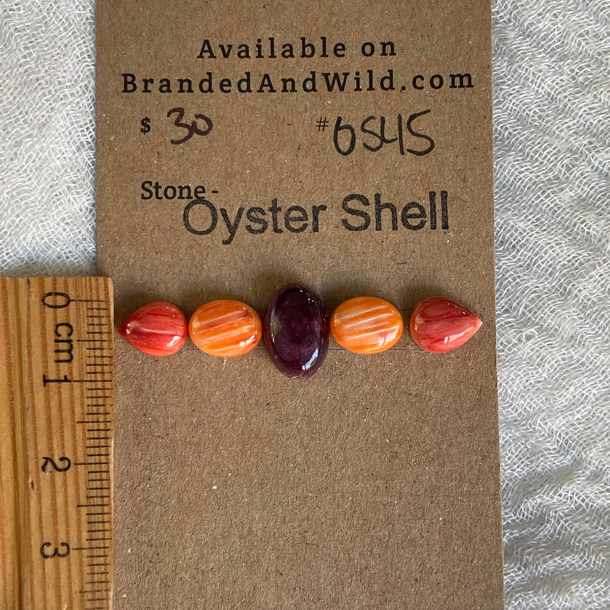 Oyster Shell Cabochon - OS45