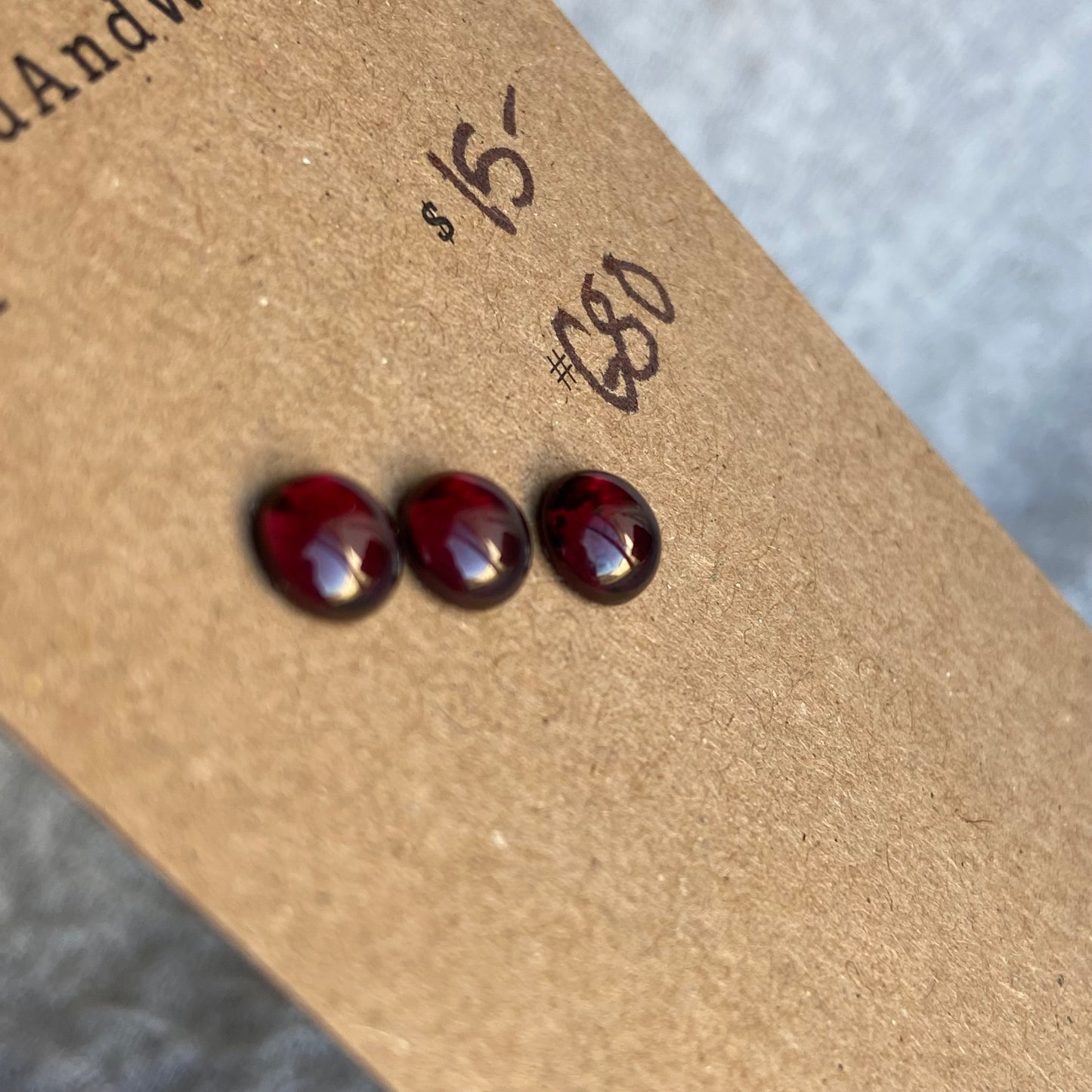 Garnet Cabochon - G80