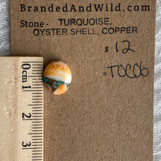 Turquoise, Oyster Shell, Copper - TOC06