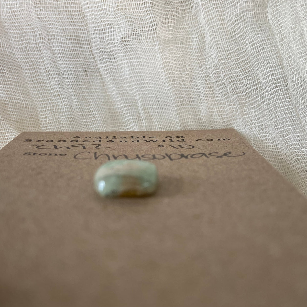 Chrysoprase Cabochon - Ch92 45E394EF-475B-4290-AA46-88C3031183A2 Brandedandwild.com