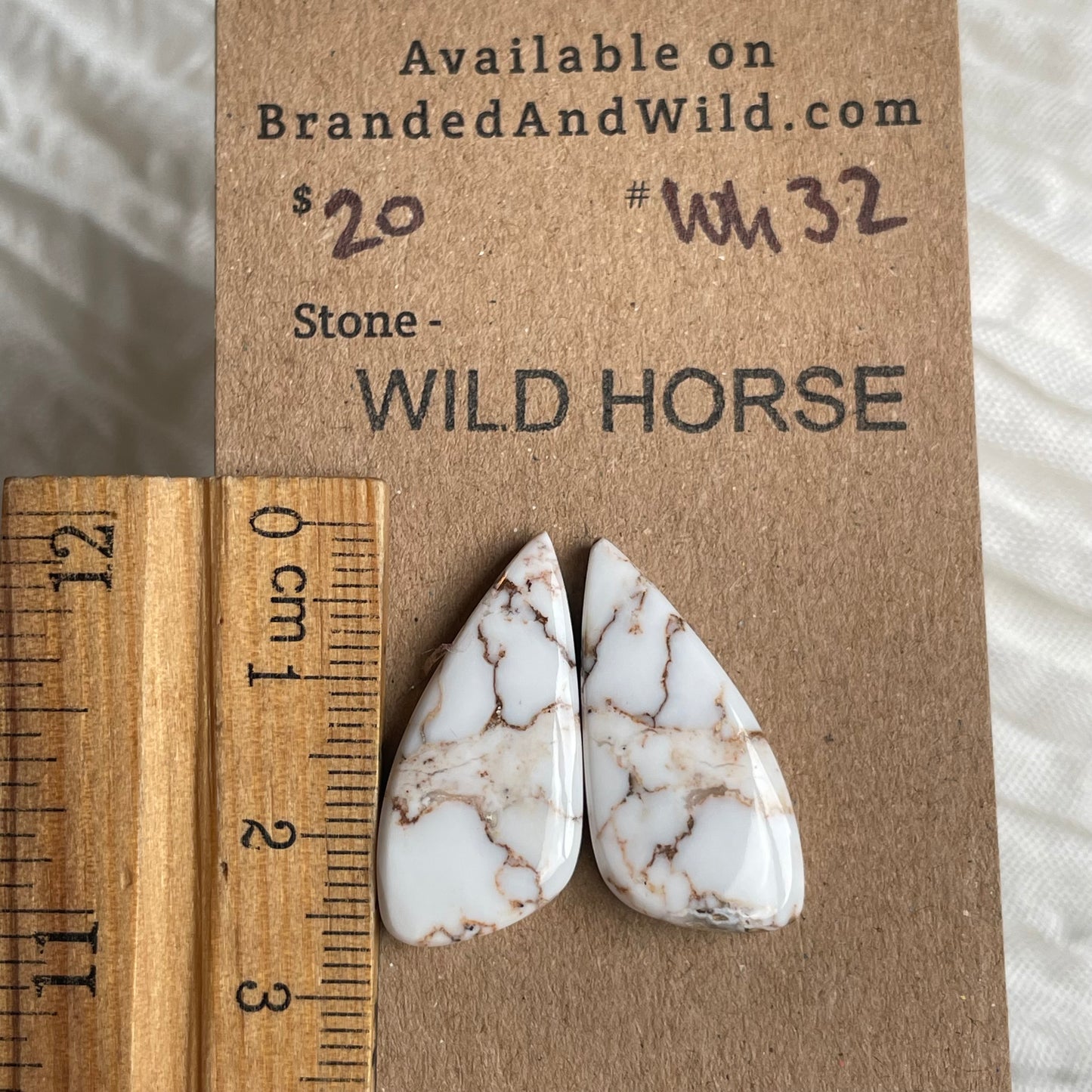 Wild Horse Cabochon - WH32 45E3CF54-7691-412D-8224-87271A0E458A Brandedandwild.com