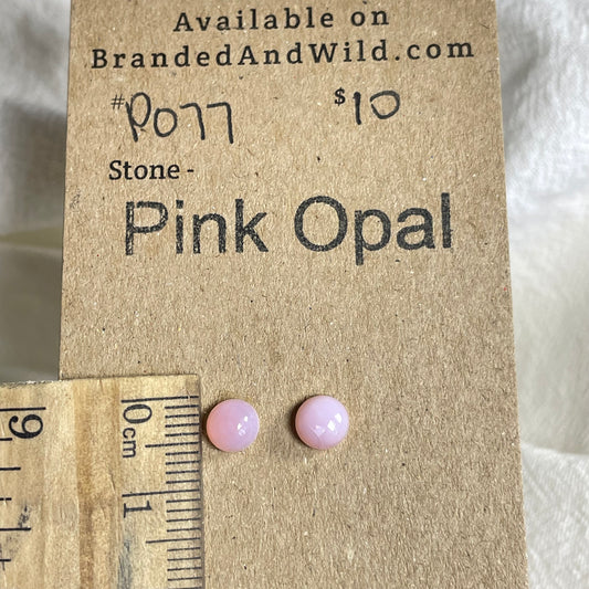 Pink Opal Cabochon - PO77 45E5FABD-8EBF-49C2-A535-F5A65EF2AD77 Brandedandwild.com