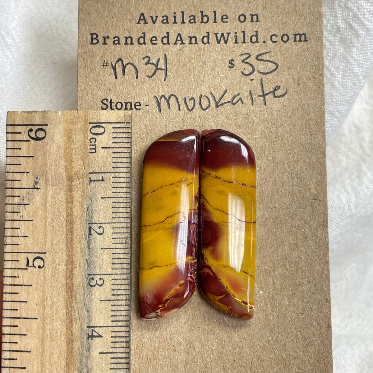 Mookaite Cabochon- M34 45F871C4-8D78-4C59-8C8B-626CCC4BA761 Brandedandwild.com