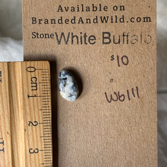 White Buffalo Cabochon - WB111