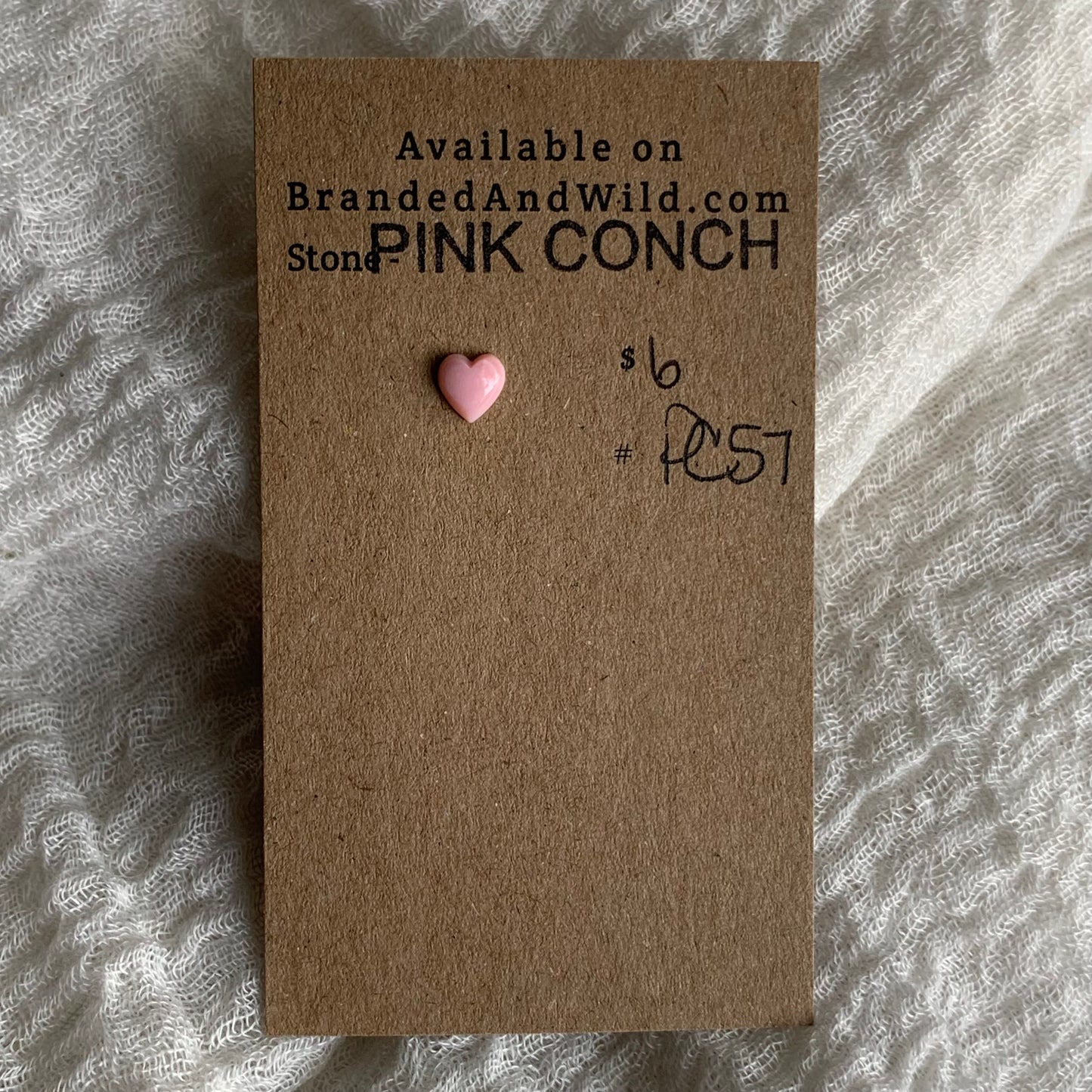 Pink Conch Cabochon - PC57