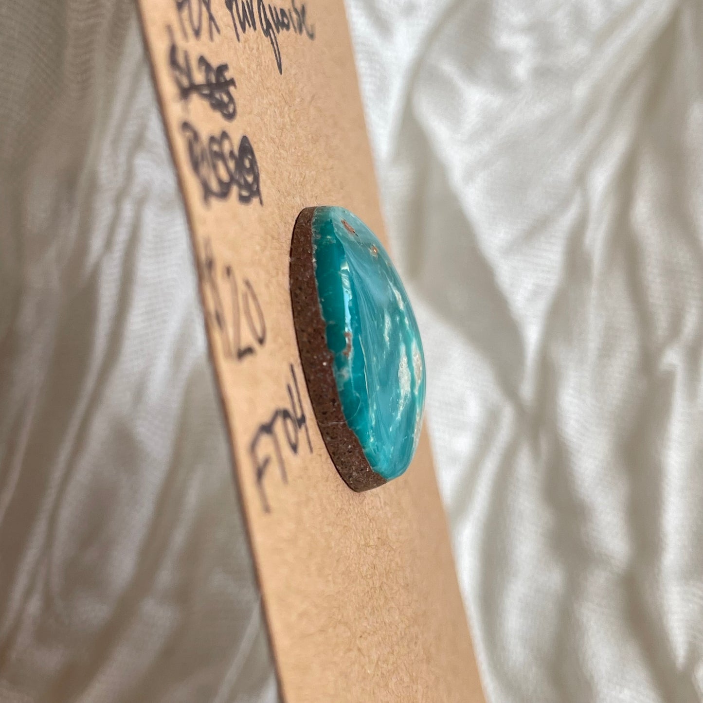 Fox Turquoise Cabochon - FT04 468406EC-3607-4470-9F81-78E8CF112F15 Brandedandwild.com
