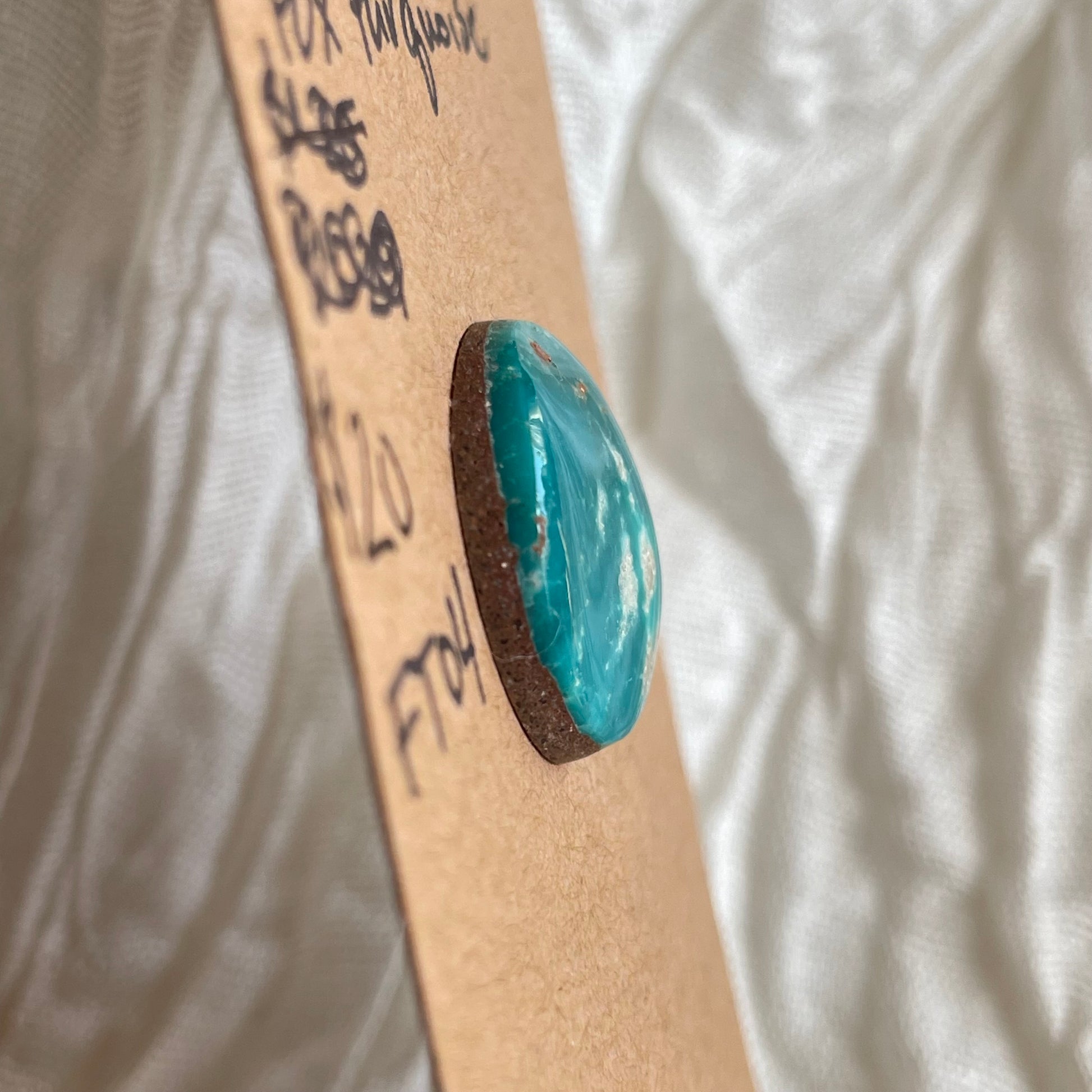 Fox Turquoise Cabochon - FT04 468406EC-3607-4470-9F81-78E8CF112F15 Brandedandwild.com