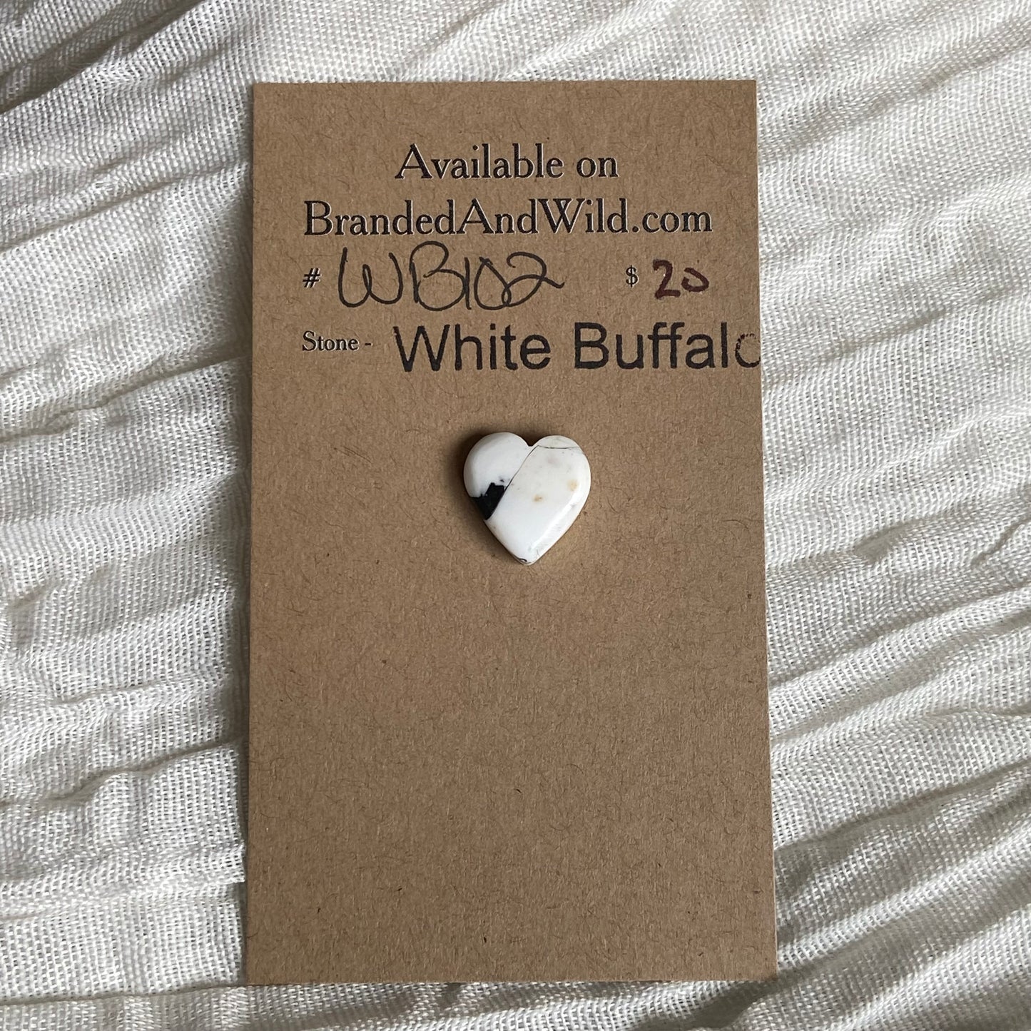 White Buffalo Cabochon - WB102 46A9A103-8149-419F-819A-3DF9EF75A1DB Brandedandwild.com