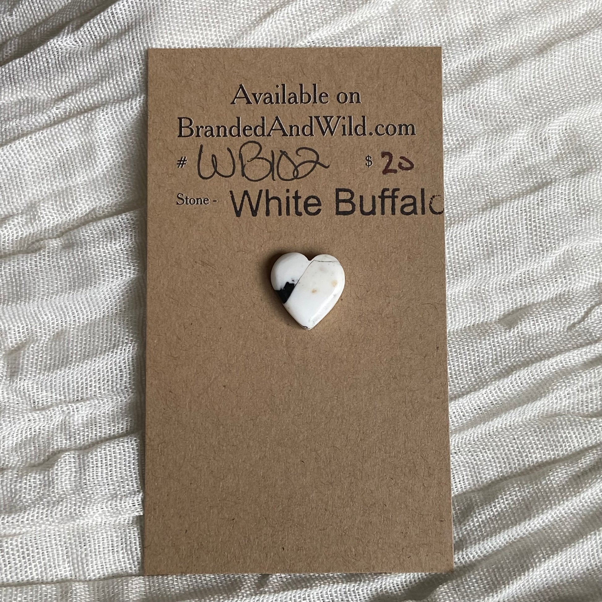 White Buffalo Cabochon - WB102 46A9A103-8149-419F-819A-3DF9EF75A1DB Brandedandwild.com