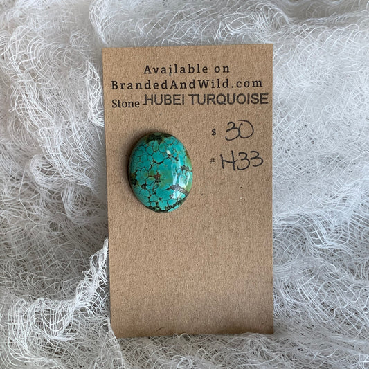 Hubei Turquoise Cabochon - H33
