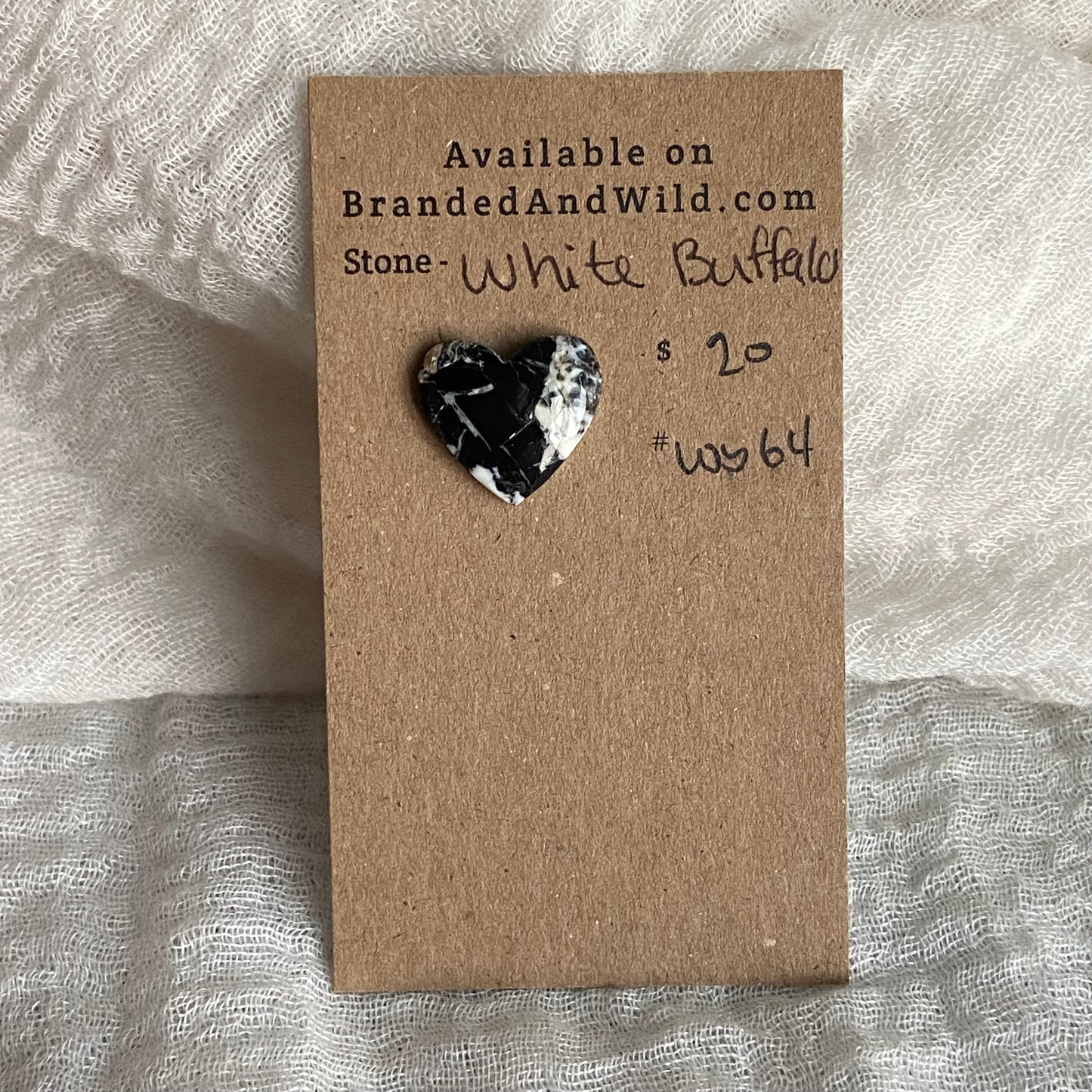 White Buffalo Cabochon - WB64