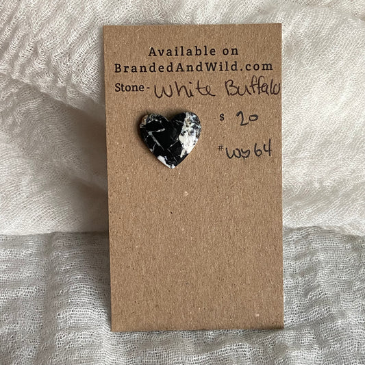 White Buffalo Cabochon - WB64