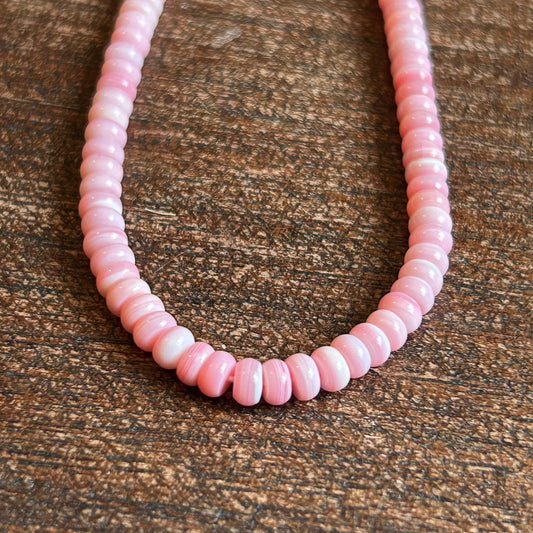 Natural Pink Queen Conch Shell Rondelle Beads 4mm -PCB01 46FB27D5-1E5E-4974-BDDE-9430562C9649 Brandedandwild.com
