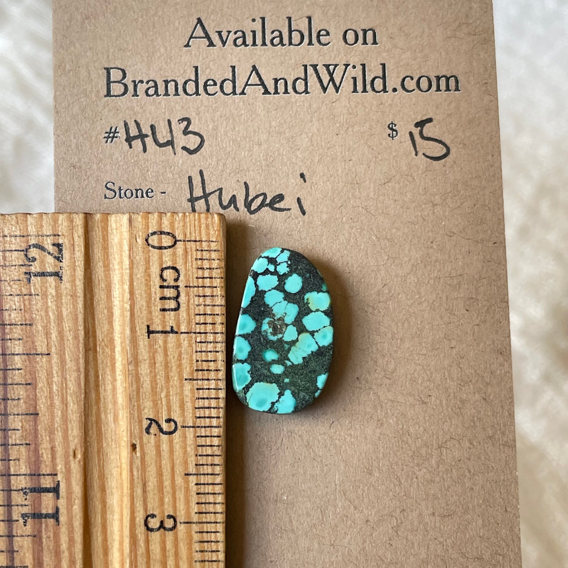 Hubei Turquoise Cabochon - H43 47034666-EDCB-44C0-9601-869996202AE8 Brandedandwild.com