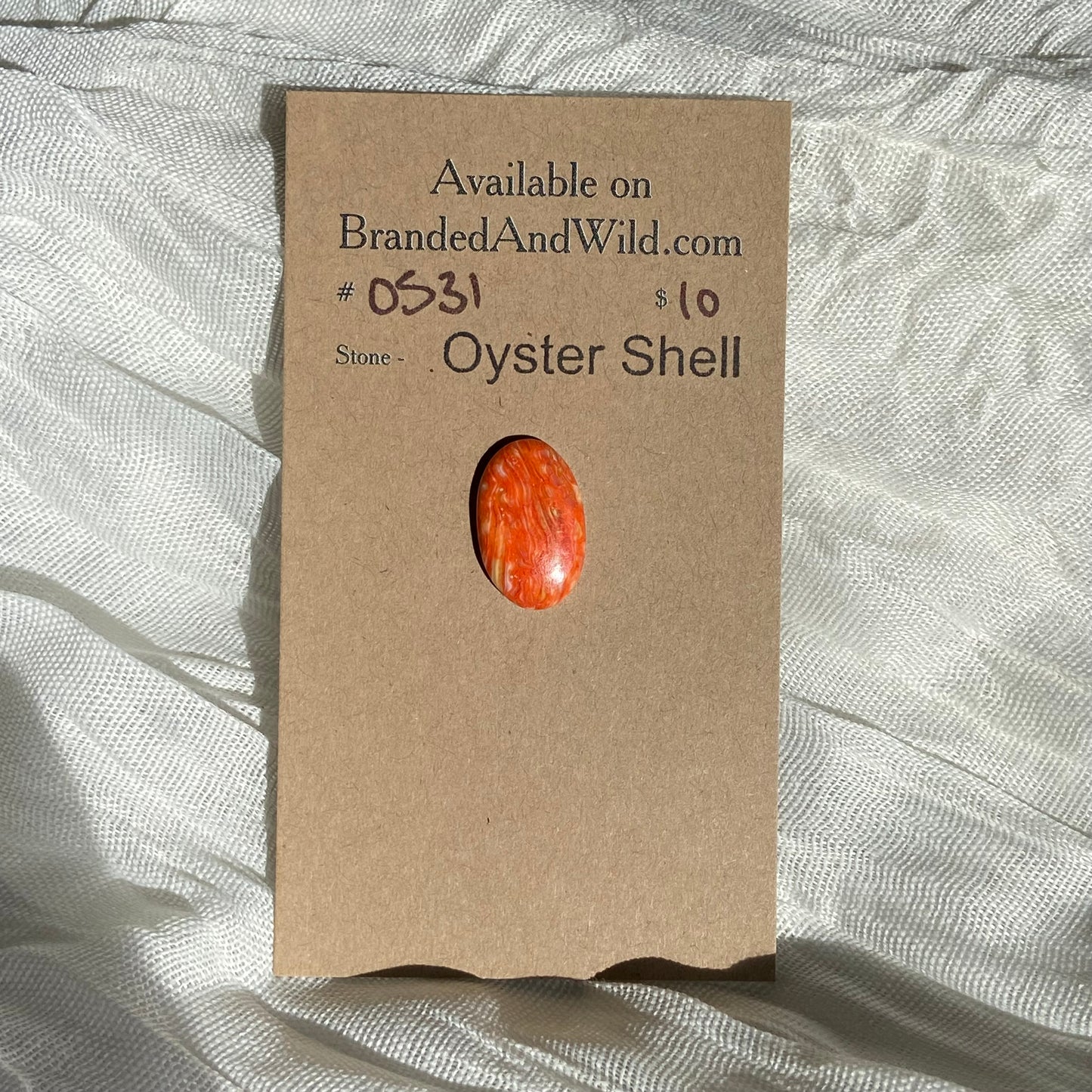 Oystershell Cabochon - OS31 4714D281-170C-44A9-8FAD-7BAD51E3B538 Brandedandwild.com