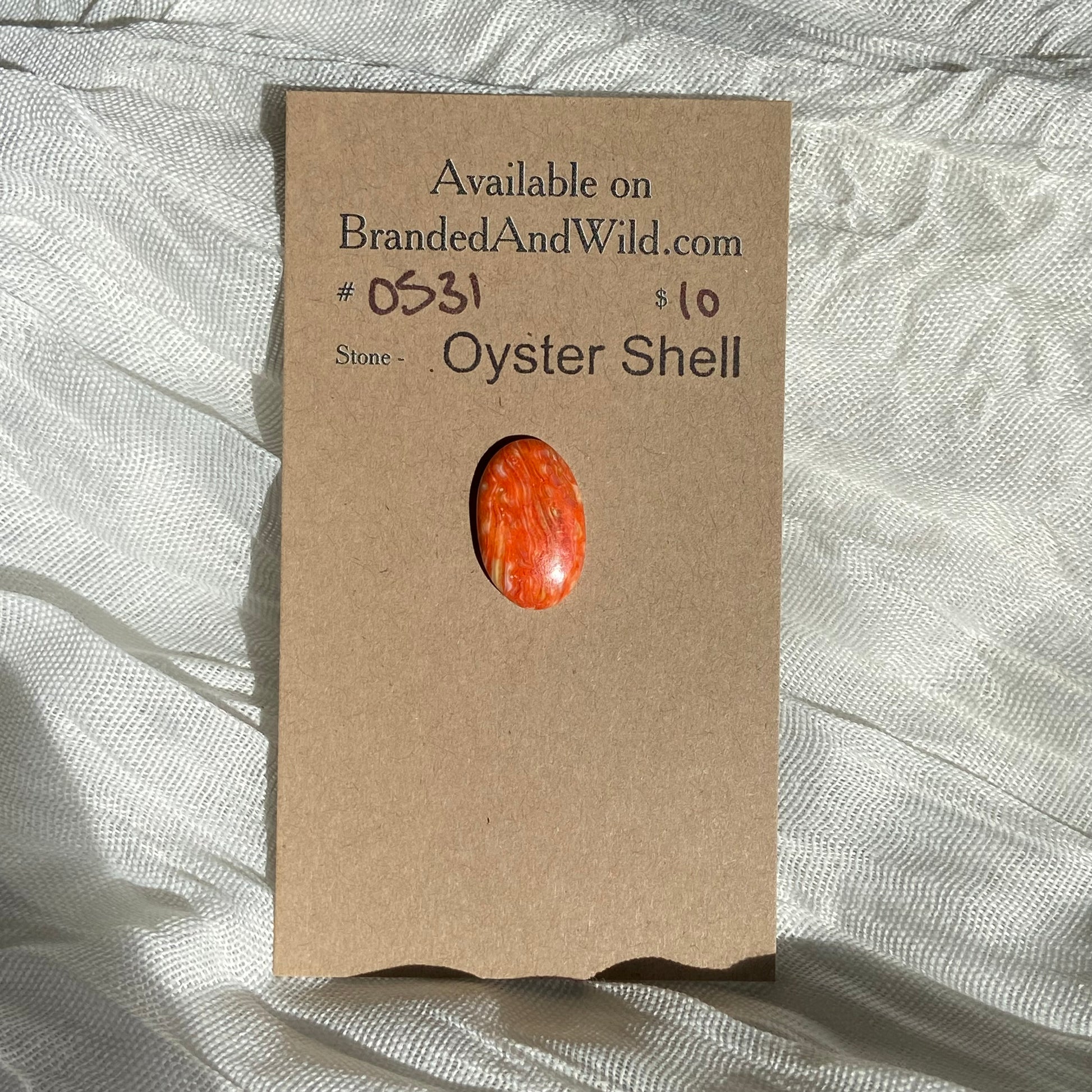 Oystershell Cabochon - OS31 4714D281-170C-44A9-8FAD-7BAD51E3B538 Brandedandwild.com