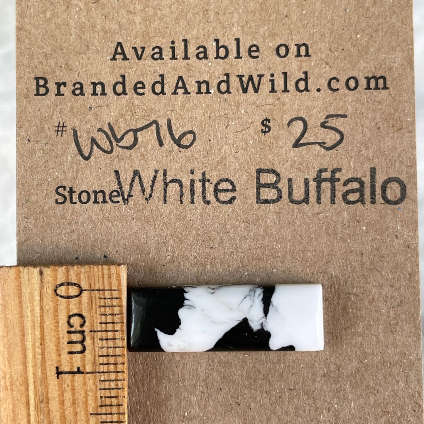 White Buffalo Cabochon - WB76