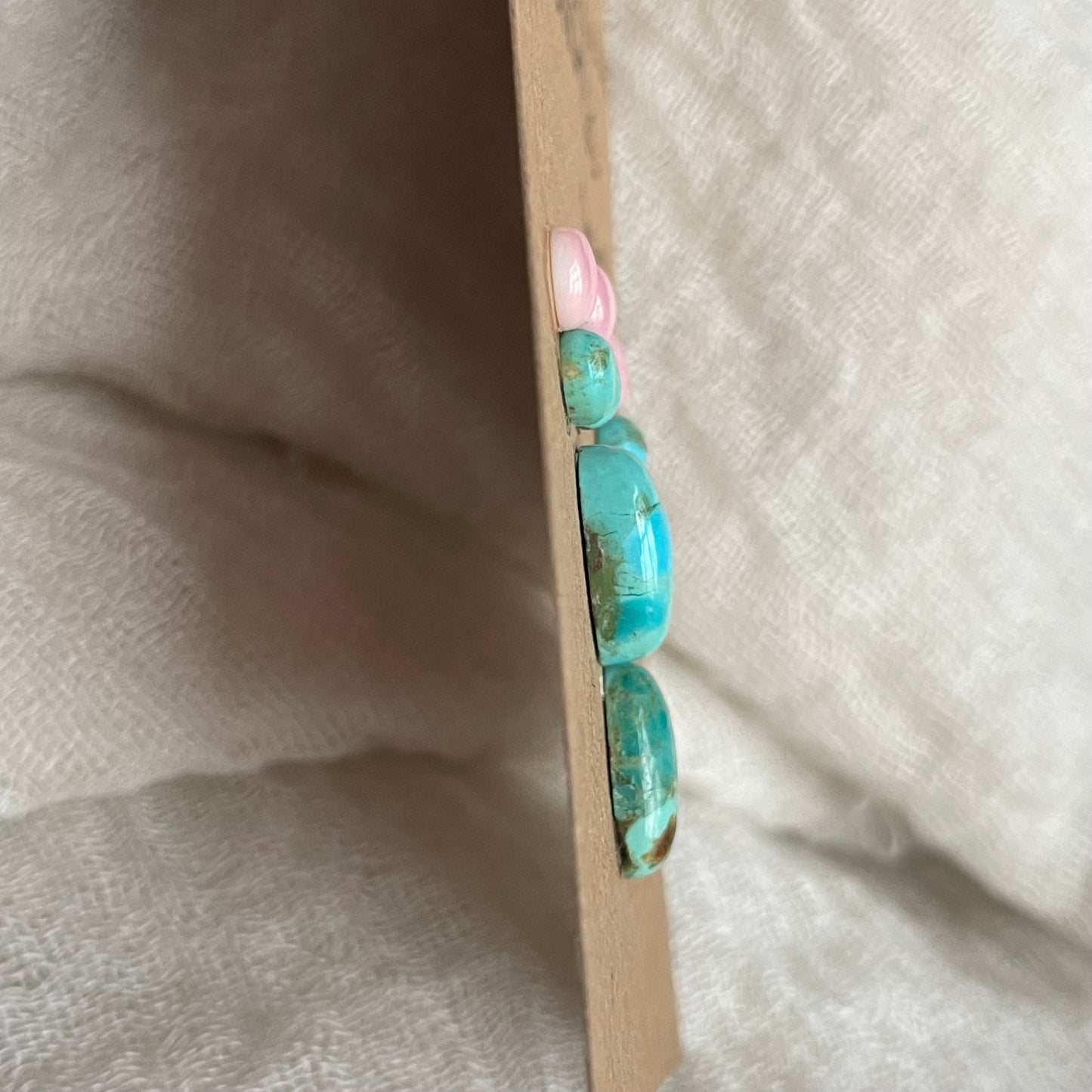 Kingman / Pink Conch Cabochon - Mix116 477B35C4-34F9-4DBD-8BDB-F59C10C485D0 Brandedandwild.com