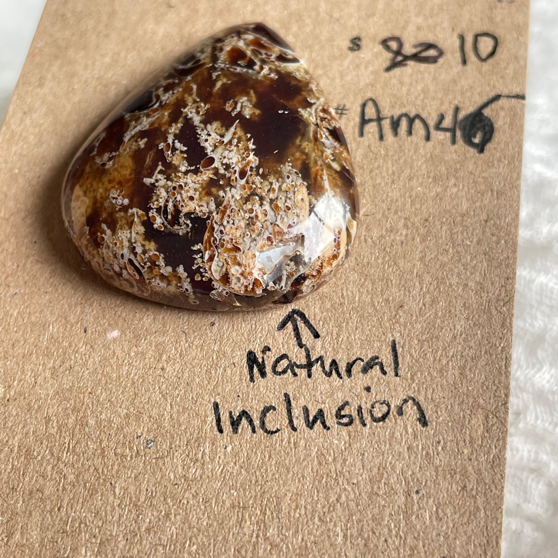 Amber Cabochon AM46 478460E4-C22F-45A9-84A0-21C70FC5ACA8 Brandedandwild.com
