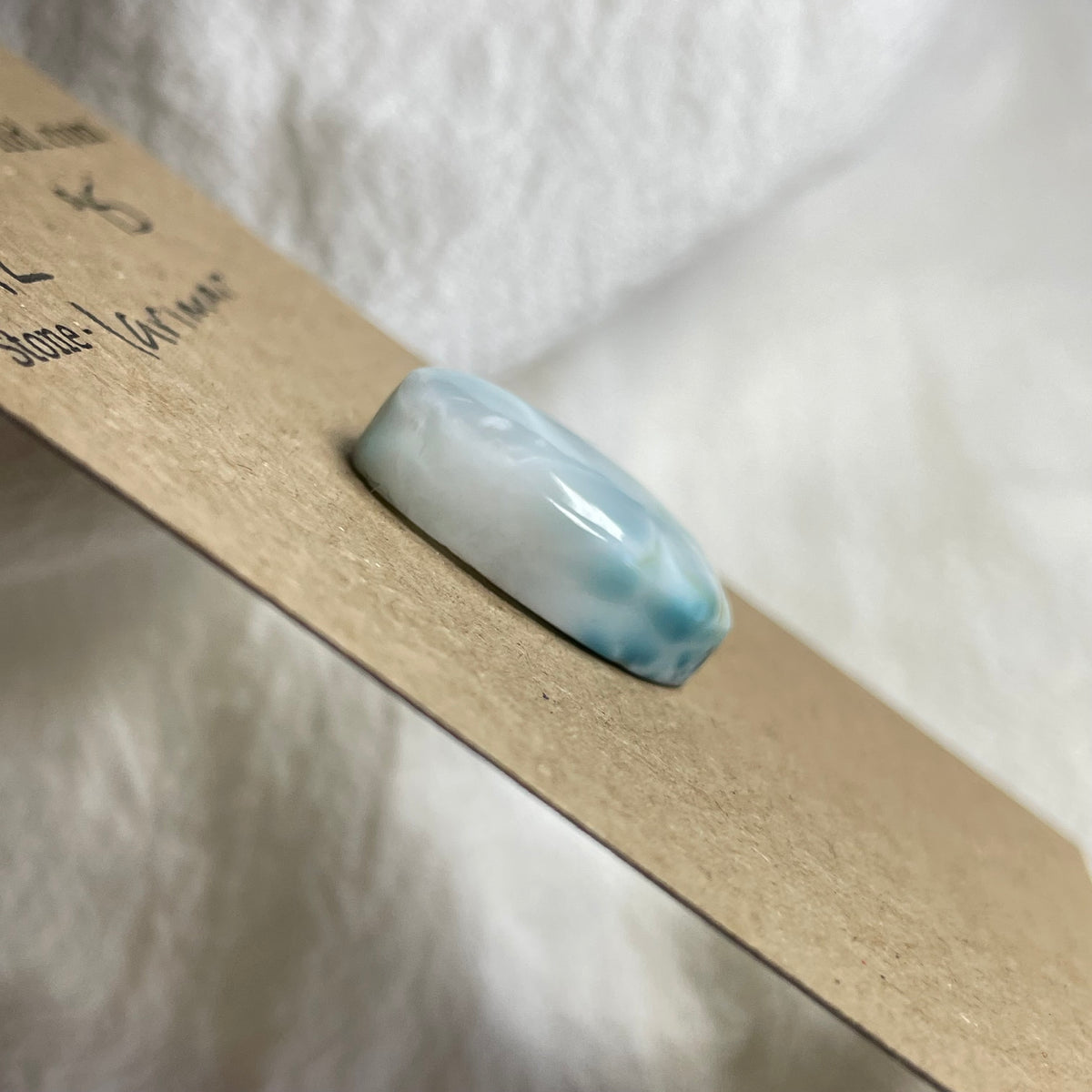 Larimar Cabochon - L42 478FA08D-322F-4FA8-8C1D-42A9DC08AE4A Brandedandwild.com