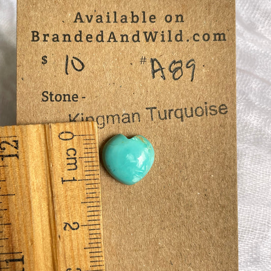 Kingman Turquoise Cabochon - KT89 479BDEFD-345E-46E6-B134-4B7C960E3E80 Brandedandwild.com