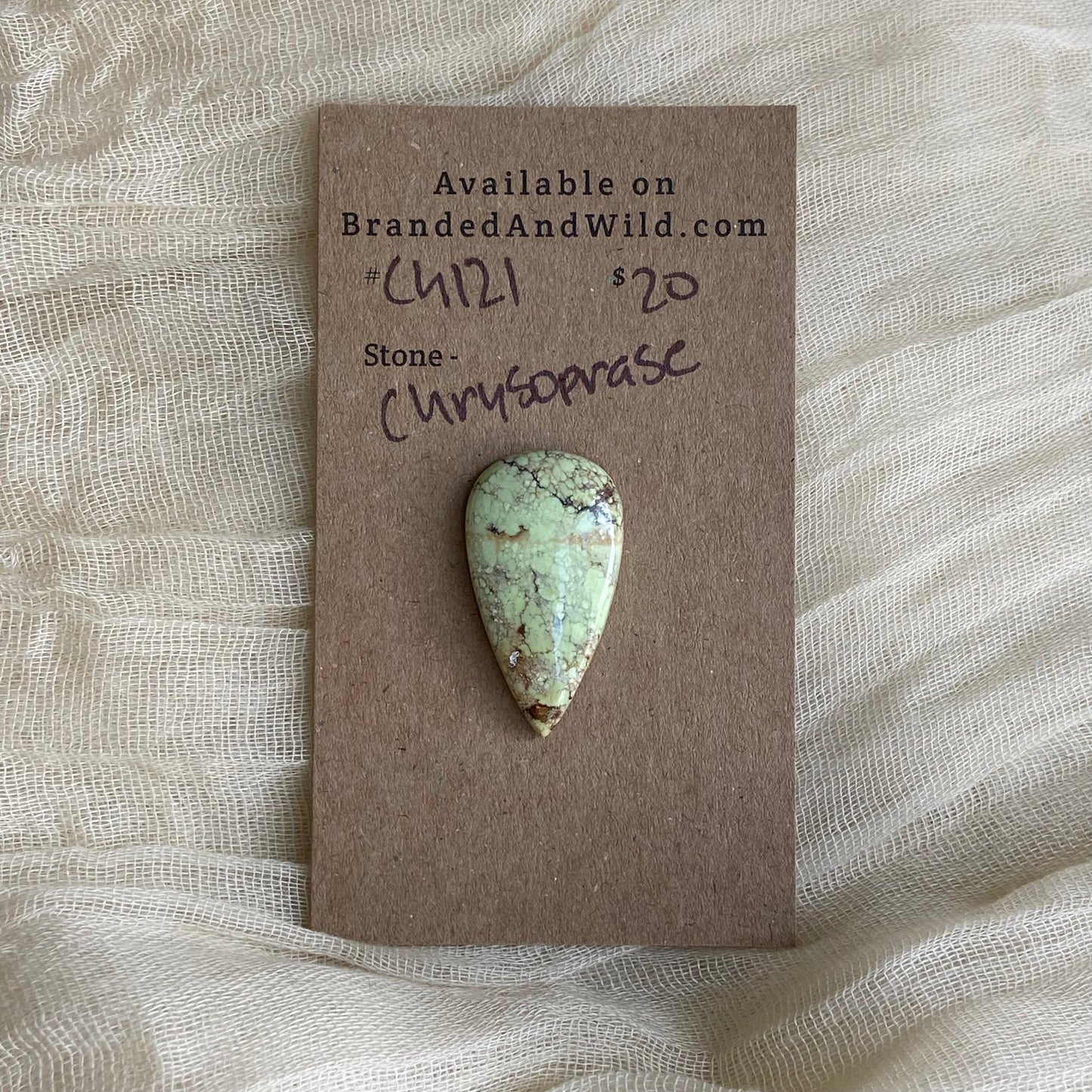 Chrysoprase Cabochon - Ch121