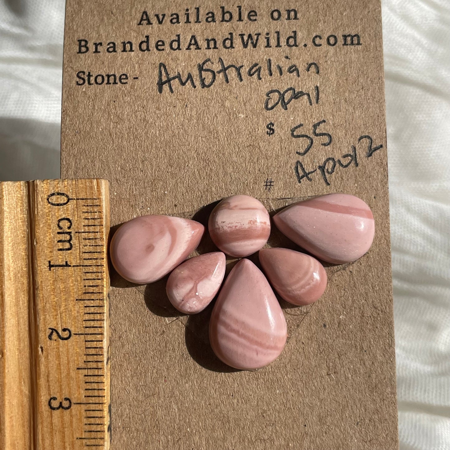 Australian Opal Cabochon APO12 479E8964-DD0A-4EDA-B536-DF98550286C2 Brandedandwild.com