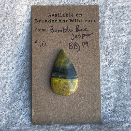 Bumblebee Jasper Cabochon - BBJ19