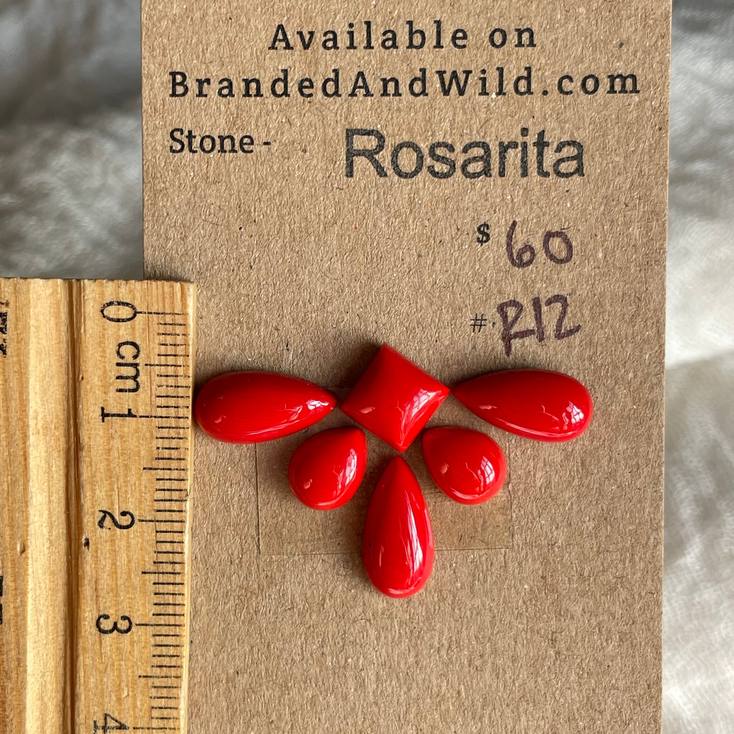 Rosarita - Cabochon - R12 47BB2789-D8D7-45CA-92A2-61AE60FB07C0 Brandedandwild.com