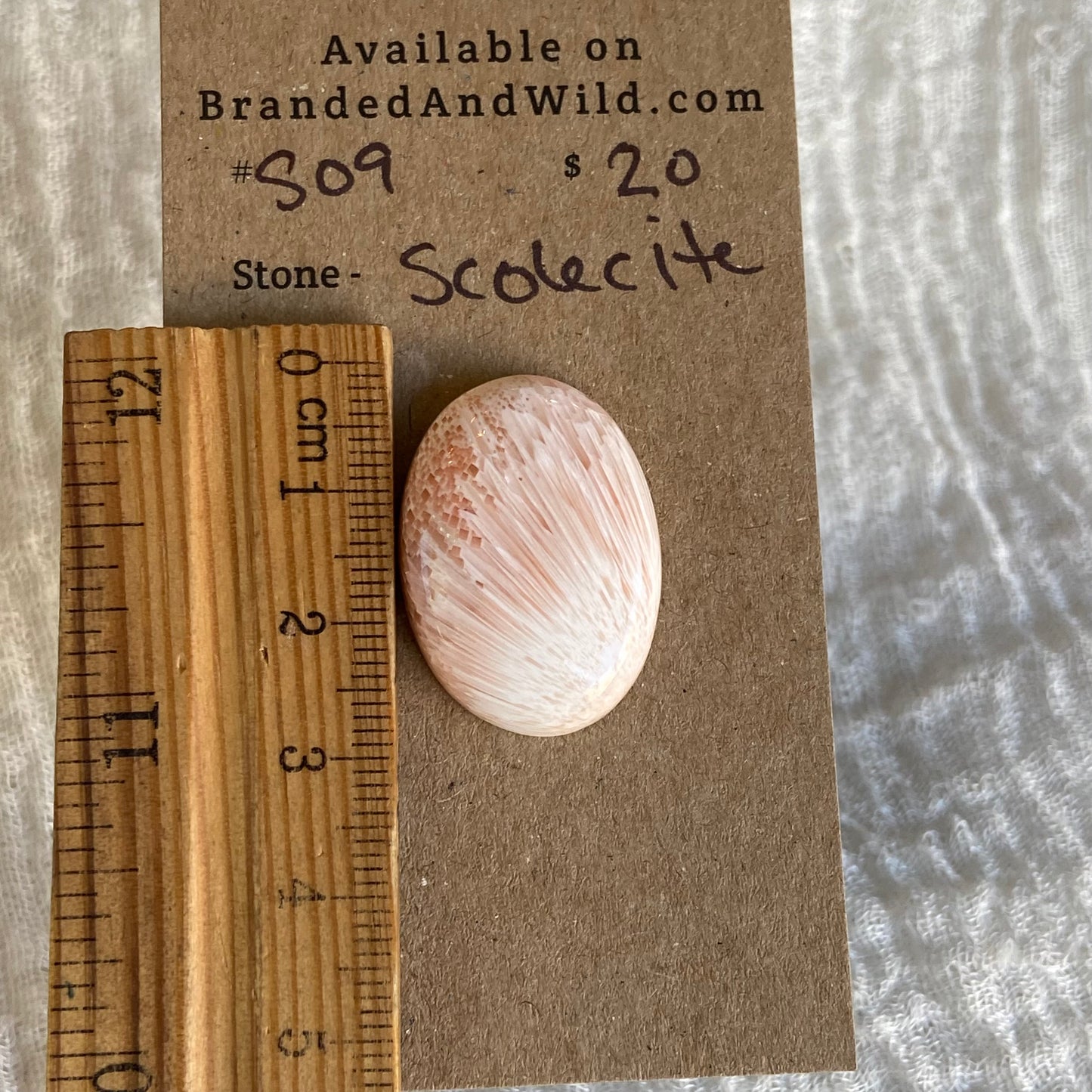 Scolecite Cabochon - S09
