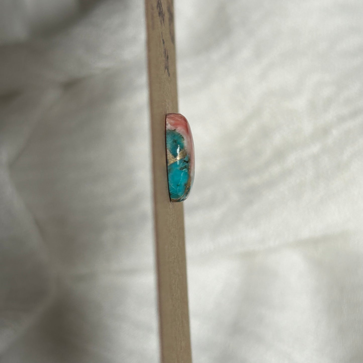 Turquoise, Oystershell, Copper Cabochon - TOC012