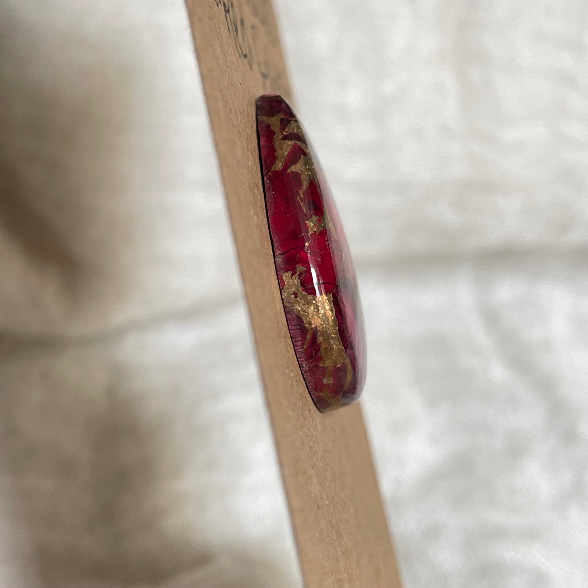 Red Dahlia Cabochon - RD10 481FBB34-29D9-4F86-B23A-0D22E5CDD7FB Brandedandwild.com