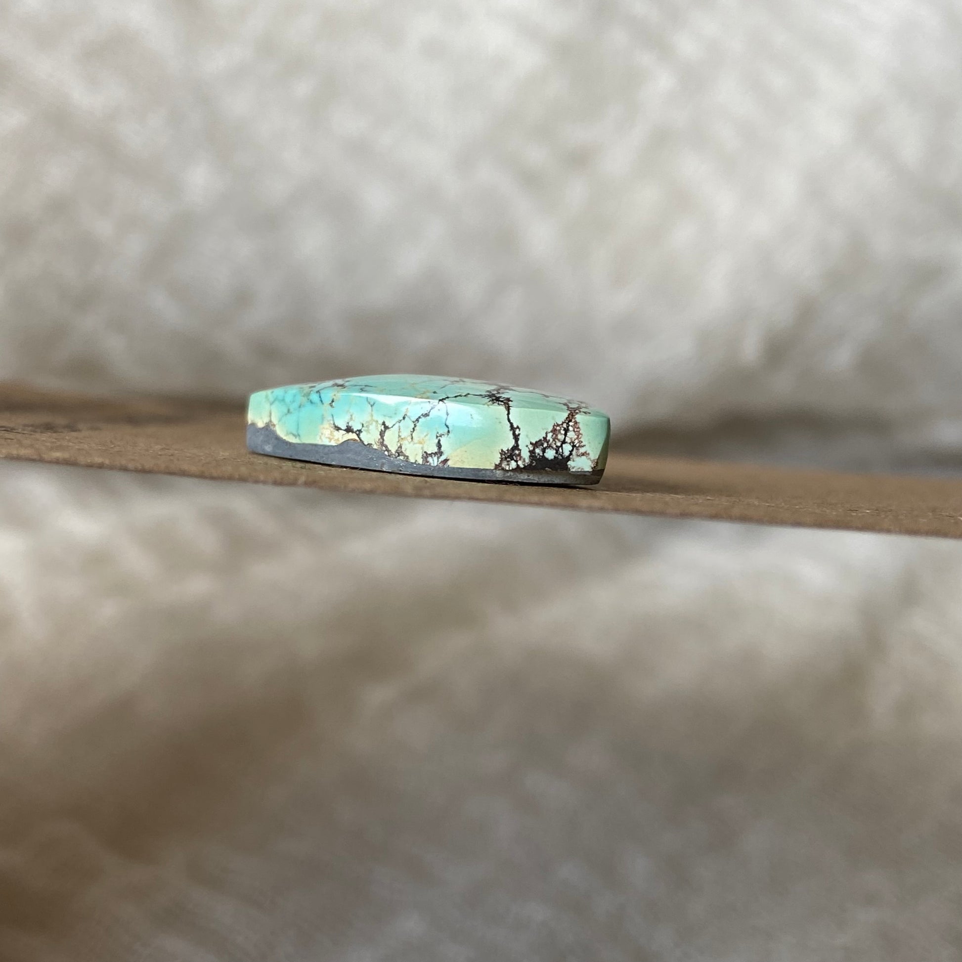 Hubei Turquoise Cabochon - H123 4826FD38-5D3D-4FDE-B1D0-51D102B2AC51 Brandedandwild.com